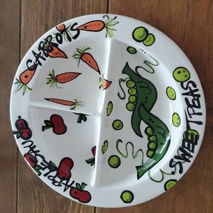 Magnolia Lane Divided Plate by T Cabells Too. Childs divided plate